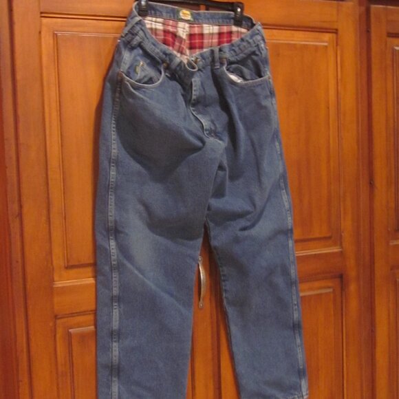 Cabela's Flannel Lined Men Jeans  42x32 - Picture 2 of 9